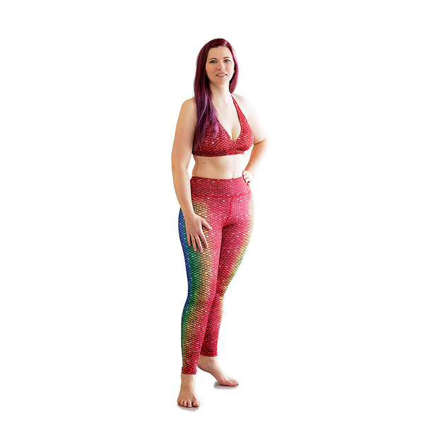 Mermaid & Sailor Crossover leggings with pockets — San Diego
