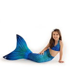 Blue Lagoon Mermaid Tail + Monofin Set