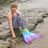 Hawaiian Rainbow Mermaid Tail Skin