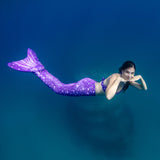 Paradise Purple Mermaid Tail + Monofin Set