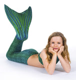 Siren Green Mermaid Tail + Monofin Set