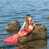 Tiger Queen Mermaid Tail + Monofin Set