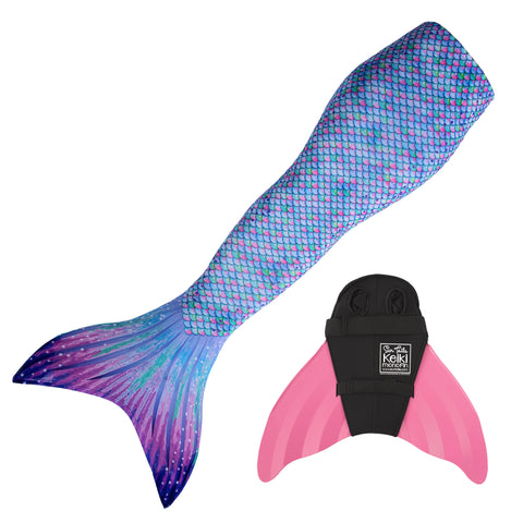 Bahama Pink Mermaid Tail and Monofin Set