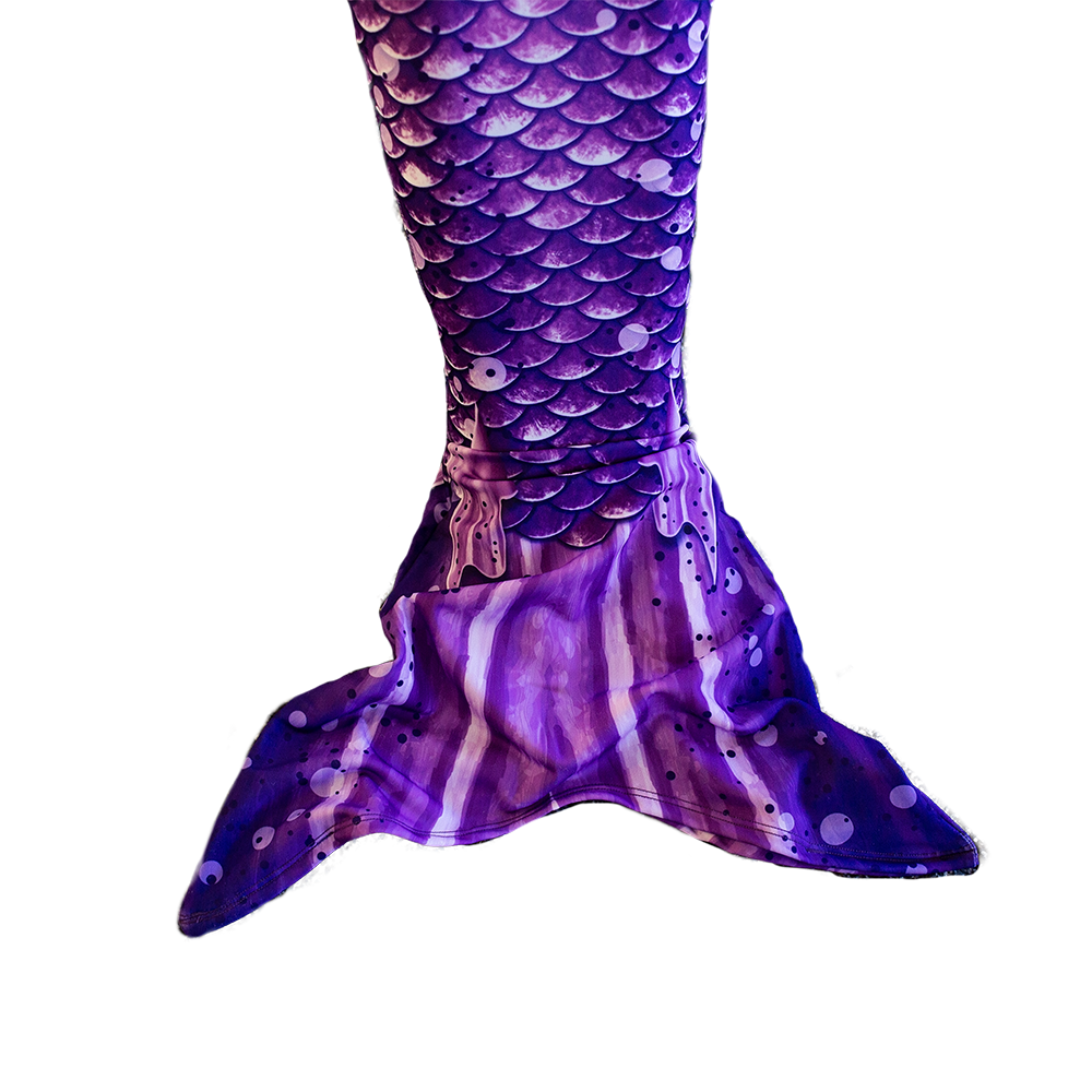 Paradise Purple Mermaid Tail Skin